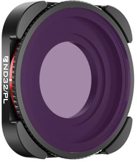Freewell ND32/PL Filter kompatibel mit Hero13, Hero12, Hero11, Hero11 Black Mini, Hero10, Hero9 Black - Hochintensiver Lichtfilter mit integriertem Polarisator für helle Szenenvideos
