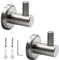pangutheos 2 Piezas Gancho Pared, Ganchos para Toalleros de Baño de Acero Inoxidable Colgador Toalla Baño para Baños, Cocinas, Oficinas, Garajes
