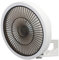 Xiuganpo Ventilador de Montaje de Pared Pequeño, Ventilador Oscilante Montado en la Pared con Luz Nocturna de 3 Velocidades, 5 Cuchillas, 3.5 Horas de Tiempo de Uso, Seguidores de