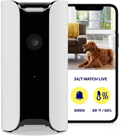 Canary Pro Überwachungskamera, 90 dB Sirene, Raumklima Überwachung, Zwei-Wege-Audio, Bewegungserkennung, Kompatibel mit Alexa & Google, Babyphone mit Kamera, IP WLAN