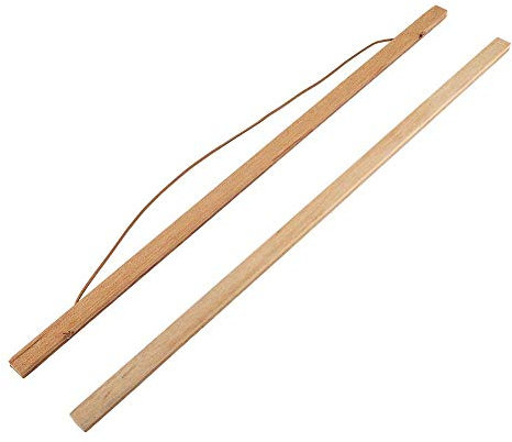 Asixx Poster Hänger, Posterleiste Magnetische Poster Bilderrahmen aus Teakholz für Poster, Gemälde, Drucke, Fotos, Stoff usw, 60cm /80cm(80cm)