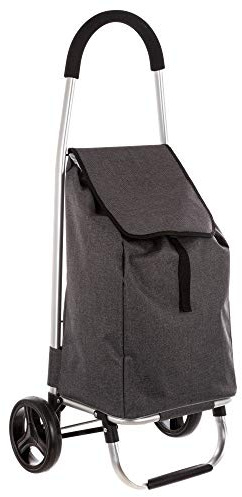 Carro de la compra 2 ruedas, 49 L, gris