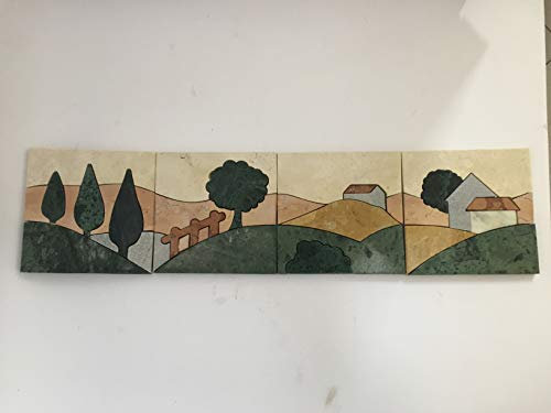 Piemme Ceramiche - Decoro Marmo 10 x 10 Reno - Composizione 4 Pezzi