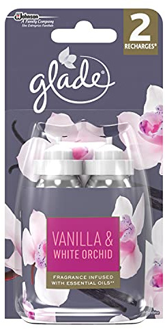 Glade Elegance Sense Air Freshener Refill Spray Vanilla/White Orchid Duopack