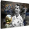 Myartstyle - Bilder Cristiano Ronaldo Fußball 120 x 80 cm Leinwandbilder Xxl - 1 Teilige Wandbilder Kunstdrucke w-a-2031-5