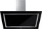 Teka DLV 98660 TOS - Campana Extractora Decorativa Vertical de 90 cm, Aspiración Perimetral, Doble Turbina, 3 Velocidades + 1 Intensiva, Mandos Digitales, Cristal Negro