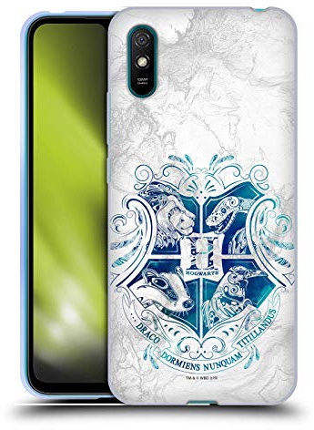 Head Case Designs Offizielle Harry Potter Hogwarts Aguamenti Deathly Hallows IX Soft Gel Handyhülle Hülle kompatibel mit Xiaomi Redmi 9A / Redmi 9AT