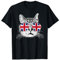 Drapeau du Royaume-Uni Union Jack anglais pour amoureux des chats T-Shirt