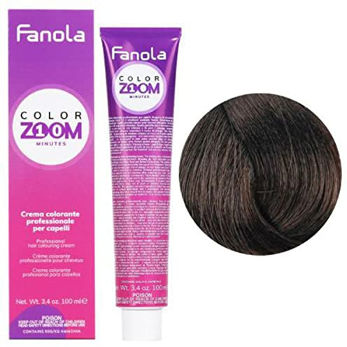 HAARFARBCREME 100ML COLORZOOM 10 MINUTEN 5.7 HELLBRAUN BRAUN-FANOLA