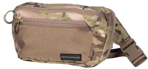 Eberlestock Bando Bag – Taktische Herren-Bauchtasche verstellbarer Hüftgurt, Reißverschlusstaschen, kompakte, leichte Gürteltasche, Alltags-Hüfttasche für Reisen, Outdoor, Laufen, Jagd, Camouflage