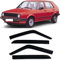 4 stück Auto Windabweiser für VW Golf 2 MK2 1983-1990, Vorne Hinten Regenabweiser, Seitenfenster Luftabweiser, Autofenster Regenschutz