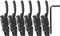 6pcs Selle de Pont de Cordes de Guitare éLectrique, Selles de TréMolo de Pont de Rouleau en Métal Noir Pièces de TréMolo de Selle de Guitare électrique avec Clé de Remplacement