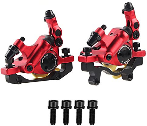 Tbest Xtech Hb100, Hb-100 Xtech Zoom Hydraulische Bremsen Hb100 E Bike Bremsen Kit Himiway Set Für Scooter Ycle Mountain Blue Sattel Shim Kabelzug (Rot)