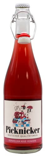 Picknicker Dornfelder Rosè deutscher Qualitätswein feinherb 11% vol., 6er Pack (6 x 0.75 l)
