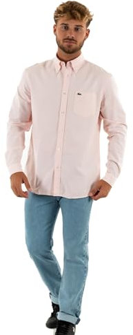 Lacoste Chemise ch1911 7fd Blanc/Nidus 44