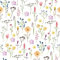 VaryPaper Selbstklebende Tapete Blumen Blumentapete Modern 44.5cmx200cm Klebefolie Blumen Möbelfolie Weiß Matt Fototapete Wohnzimmer Kinderzimmer Klebetapete Selbstklebend Wand Schrankfolie Regal