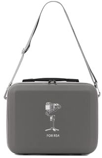 THLMT Aufbewahrungstasche Kompatibel für DJI RS4, Tragetasche Cover Halter für Kamera Gimbal Stabilizer Travel Box Eva Crossbody Handtasche Schulter Koffer Tasche Shell Organizer (nur Tasche) (Grau)
