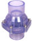 YUANYAO ID 25/32/40 Mm Clapet Anti-Retour À Clapet en UPVC Transparent De Haute Qualité Désodorisation des Égouts Clapet Anti-Retour Connecteurs De Tuyaux d'eau Industriels(Inner Dia 63mm)