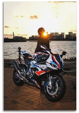 YTNSA Sport-Motorrad-Poster, S1000RR, Superbike-Renn-Poster, dekoratives Gemälde, Leinwand, Wandposter und Kunstdruck, moderne Familienschlafzimmer-Dekoration, Poster, 30 x 45 cm