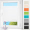 Plissee ohne Bohren klemmfix Weiß 65x80cm Plisseerollo mit Klemmträger Blickdicht easyfix Jalousie Rollo für Fenster und Tür