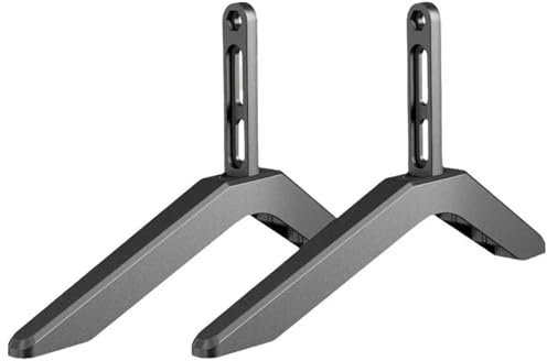 AXPTI Universal Table Top TV Stand Mount for Sony Sansui LG Vizio Hisense LED Screen Television Height Legs Anti Slip Strong TV Base