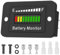 Misuratore Capacità Batteria LED, 12V 24V 48V 60V 72V Indicatore Livello Carica Della Batteria, Attrezzo Display Monitoraggio Batterie Piccolo per Golf Car,Travel Trailer, Veicoli Elettrici,Motorcycle