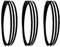 Lames de scie à ruban 1712 mm, 3 pièces, 0,35 mm, 6, 10, 14 TPI, for bois et plastique(Width 6.35mm 10 TPI)