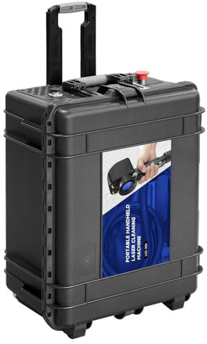 LYXC 200W Portable Laser Cleaning Machine Pulsed Laser Cleaner Machine Max 200W Handheld Laser Cleaning Machine for Rust,Paint,Resin Removal Applied to car, Wall, Pipes Class 1 Output Power 0.39mW