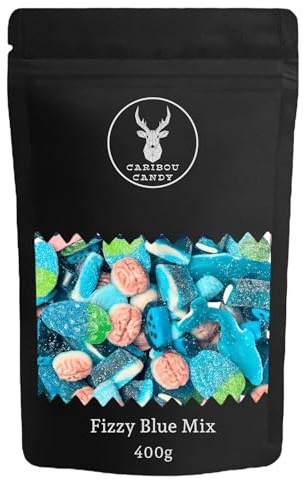 Fizzy Blue Pick n Mix Favourite Sweets – 400g Sweet Bags – Fizzy, Sour & Retro Classic Candy Gift for Birthdays & Parties