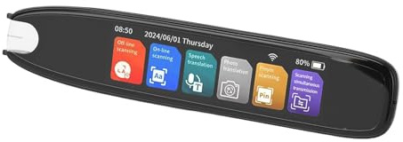 ViaGasaFamido Scan Reader Pen S65, Digitaler Sprachübersetzer mit 142 Online-Sprachen, Tragbares Sprachübersetzungsgerät für Reisen, Studium und Arbeit