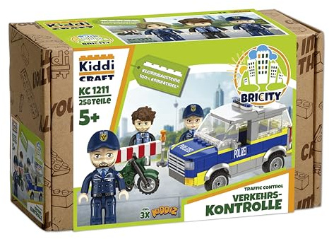 KIDDICRAFT KC1211 Verkehrskontrolle - Klemmbausteine