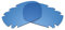 Mryok Lentes de repuesto para Oakley Jawbone Vented - Options Polarizado, azul claro. Talla única