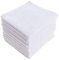 Glynniss Paños de Cocina 100% algodón, Toallas de Cocina Altamente absorbentes, Paquete de 12, Color Blanco, 11 x 11 Pulgadas