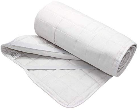 Moon-Clean Matratzenauflagen Matratzenschutz Unterbett Baumwolle Mischgewebe Made in EU (80x200 cm)