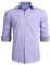 HISDERN Chemise Formelle pour Hommes décontractée à Manches Longues Chemises habillées Classiques boutonnées Mauve/Rose XXL