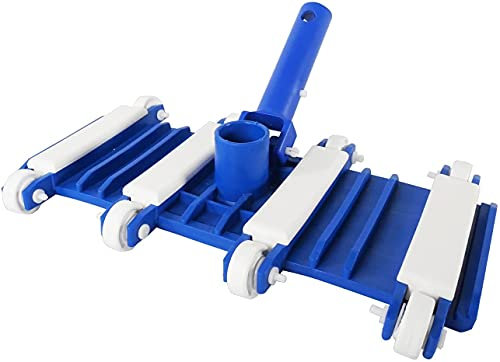 well2wellness® Pool Bodensauger/Poolsauger '8-Rad Flex' ohne seitliche Bürsten für Pool und Teich