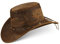 Black Forest Fox® Stamp Herren Western Reiten Cowboy Leder Hut Braun (L)