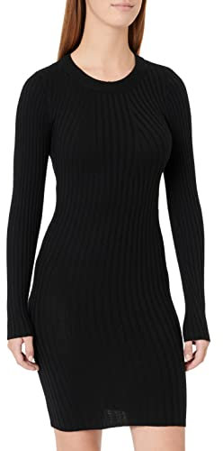 VERO MODA Mini Kleid Langarm RIPP Dress Figurbetont Trend Casual Slim VMKIKI