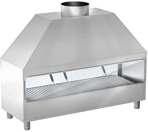 GGM Gastro | HKGK15 | Edelstahl Holzkohlegrill - 1500mm