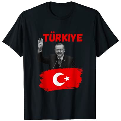 Recep Tayyip Erdogan Türkiye Flagge Türkei Turkish politics T-Shirt