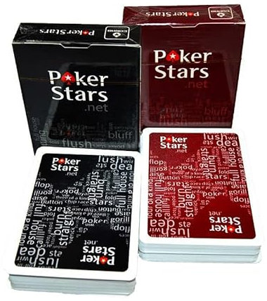 Carte Poker, 2X Carte da Gioco Fini, Carte da Gioco Scala 40, Plastica PVC impermeabile al 100%, Carte Texas Holdem Professionali Premium