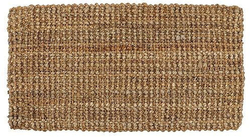 VL Door Mat 40x70cm – Jute Coir Door Mats with Durable Backing and Classic Weave – Heavy Duty Door Mats Outdoor for Mud, Dirt, and Wet Shoes in Entryways, Sheds, Garden or Patio (Pack of 1)