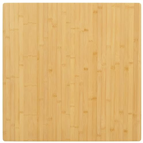vidaXL Tischplatte, Ersatztischplatte für Couchtisch Beistelltisch Bartisch, Esstischplatte mit lackierter Oberfläche, Couchtischplatte Bambustischplatte, Bambus