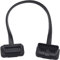 Duttek Cavo di prolunga OBD2 da 30 cm, OBD2 a 16 pin, maschio e femmina, cavo piatto a nastro, connettore OBD2 per auto, codice scanner OBD2 e tutte le apparecchiature OBD II