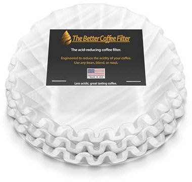 Acid Reducing 8-12 Cup Basket Filter, The Better Coffee Filter (104)