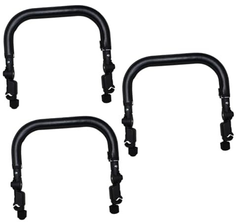 TOYANDONA 3 Stück Kinderwagen-Stoßstange Kinderwagen-Zubehör Armlehnenstange Für Kinderwagen Kindergriffe Kinderwagenstange Bob-Kinderwagen-Handlauf Verstellbarer Kinderwagen