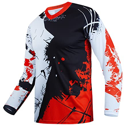 Fahrrad BMX Tops Kinder Radtrikot Downhill Shirts Jahre Mädchen Jungen Fahrrad MTB Kinderkleidung Langarm Powersports