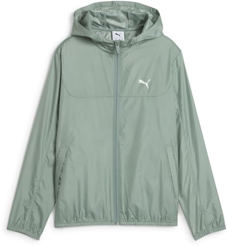 PUMA Ess Regular Windbreaker, Cortavientos Mixte Enfant, Green Moon,