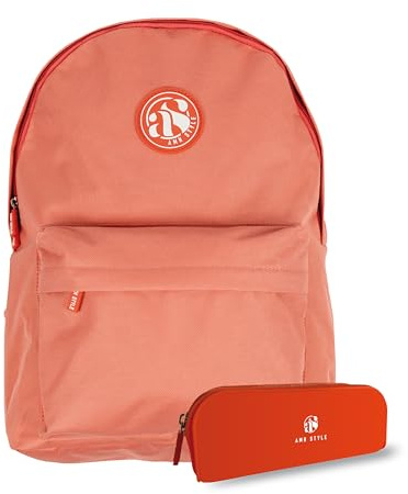 AMH STYLE Schulrucksack- Schulrucksack für Mädchen und teenager – mit Laptopfach, rucksack Schule und Freizeit – wasserabweisend, inklusive Federmäppchen.