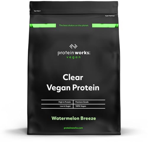Protein Works - Clear Vegan Protein, Refreshing High Protein Drink, 18 Shakes, Watermelon, 270g